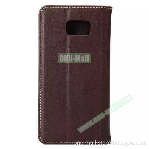 Hot Selling Flip Genuine Leather Case Cover for Samsung Galaxy Note 5